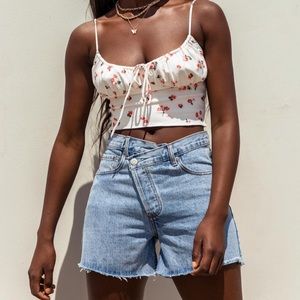 PRINCESS POLLY XENA DENIM SHORTS